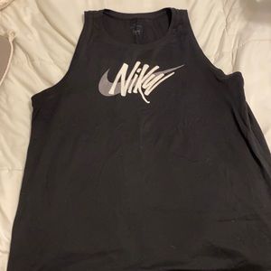 Black Nike muscle tank